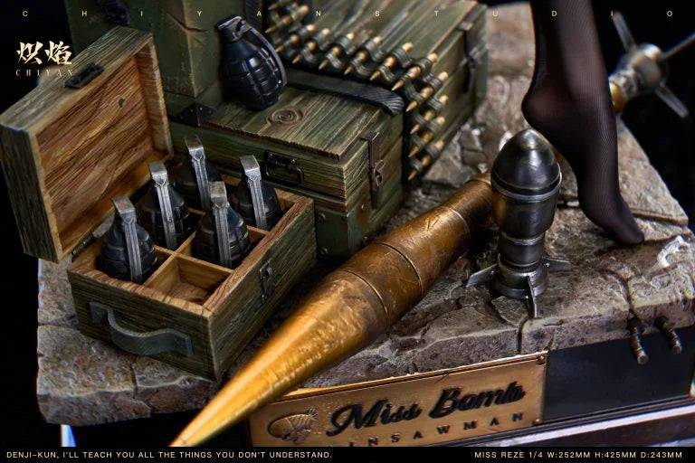 1/4 Scale Miss Reze – Chainsaw Man ChiYan Studio GK Resin Statue (Pre-order)