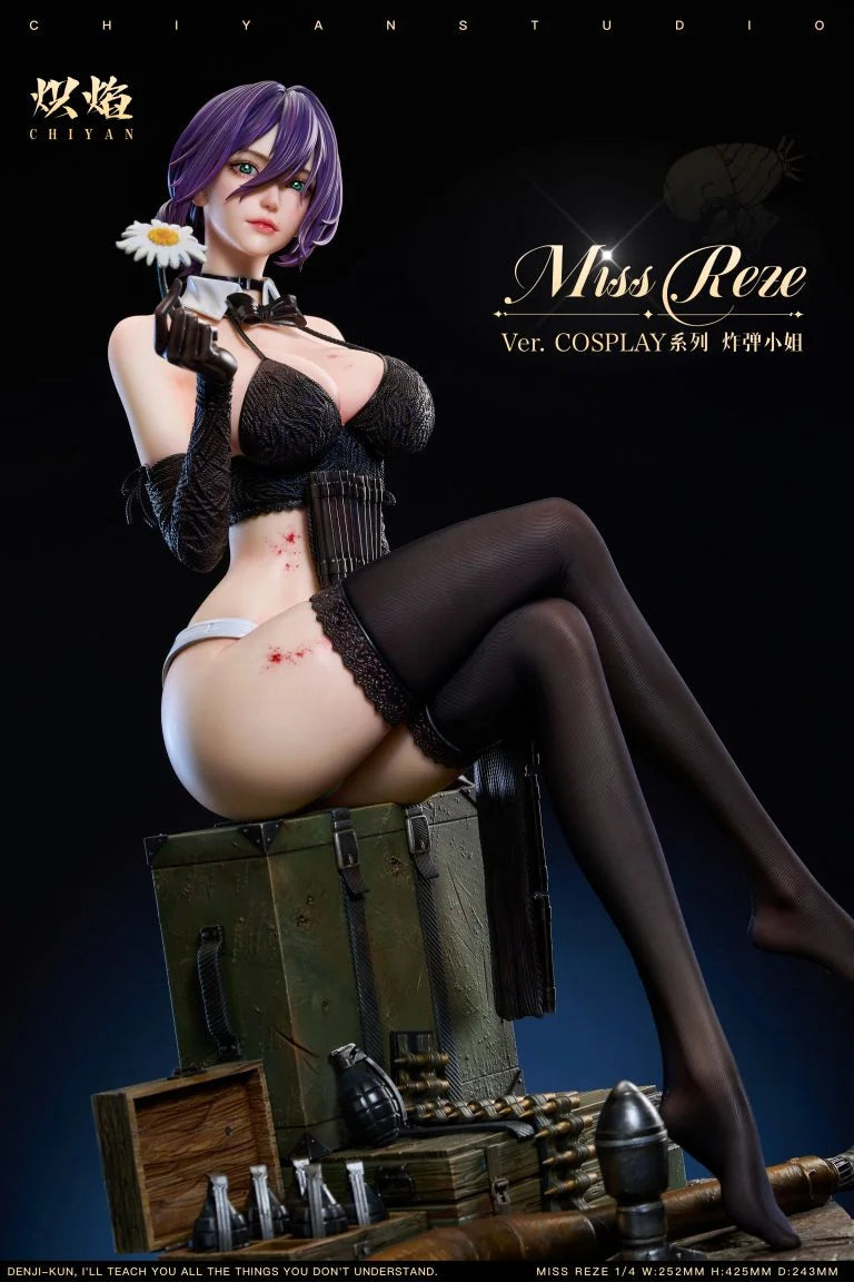 1/4 Scale Miss Reze – Chainsaw Man ChiYan Studio GK Resin Statue (Pre-order)