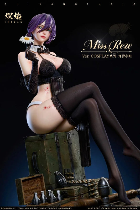 1/4 Scale Miss Reze – Chainsaw Man ChiYan Studio GK Resin Statue (Pre-order)