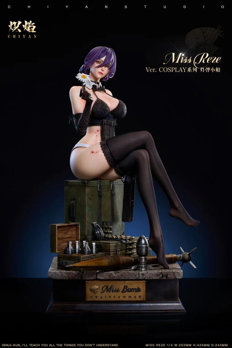 1/4 Scale Miss Reze – Chainsaw Man ChiYan Studio GK Resin Statue (Pre-order)