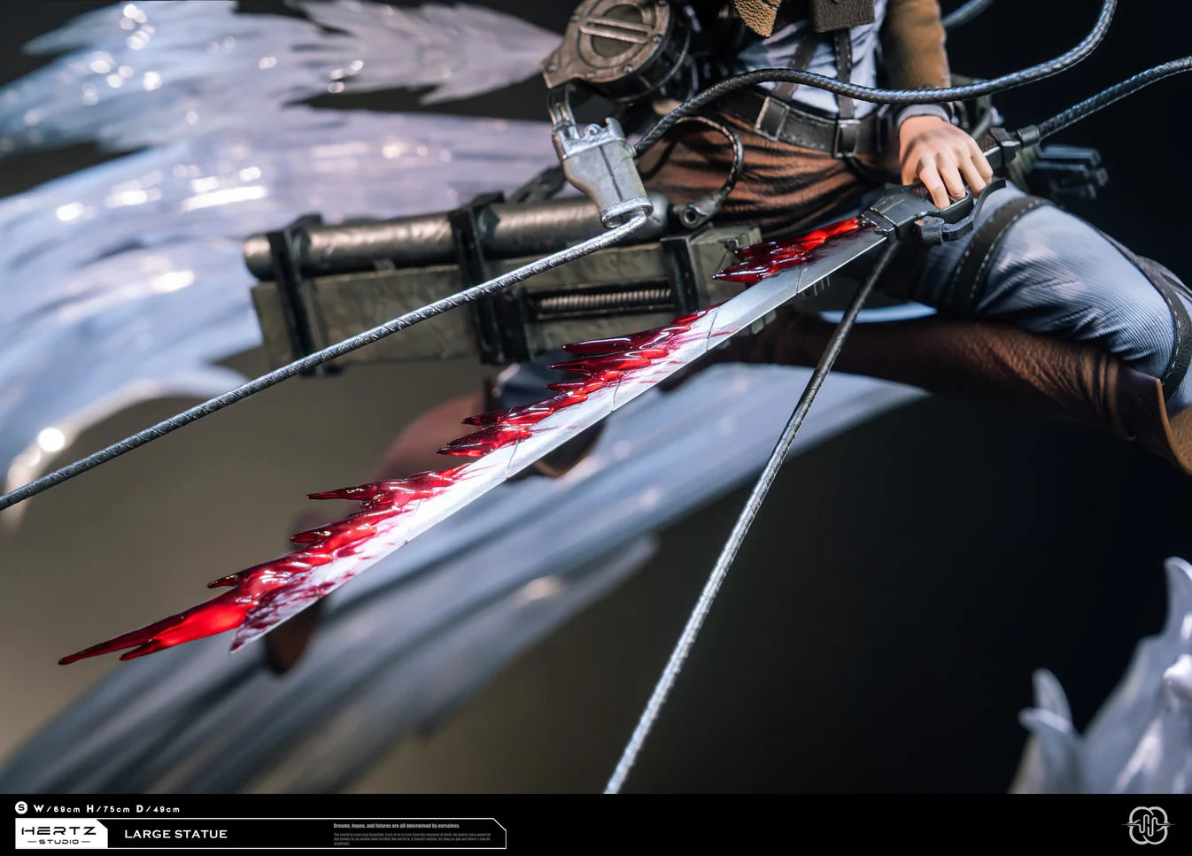 1/6 Scale Mikasa Ackerman & Female Titan – Attack on Titan Hertz Studio GK Resin Statue (In-stock)