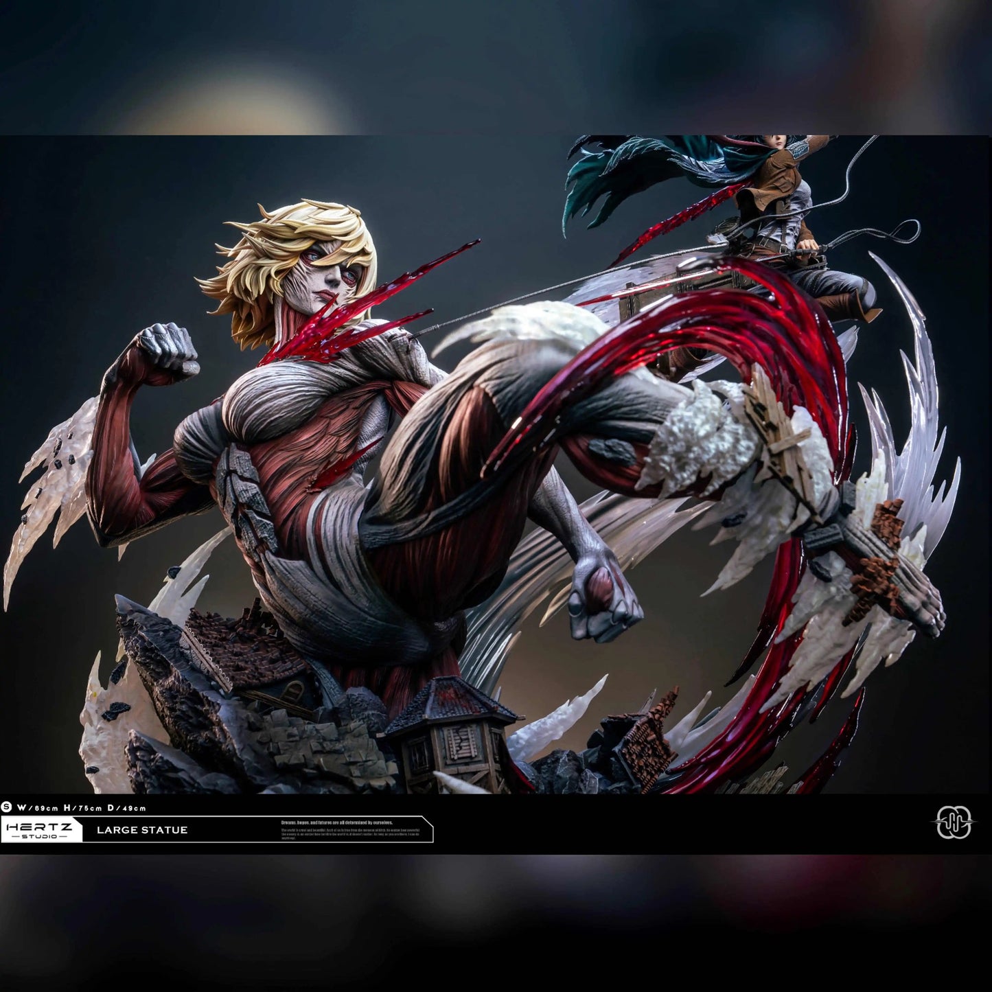 1/6 Scale Mikasa Ackerman – Attack on Titan Hertz Studio GK Resin Statue (Preorder)